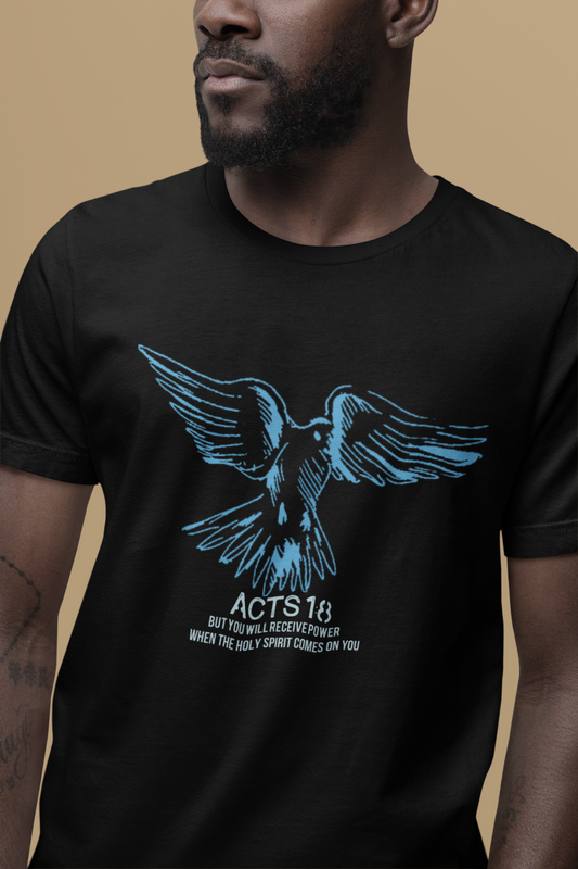ACTS 1:8 blk tee